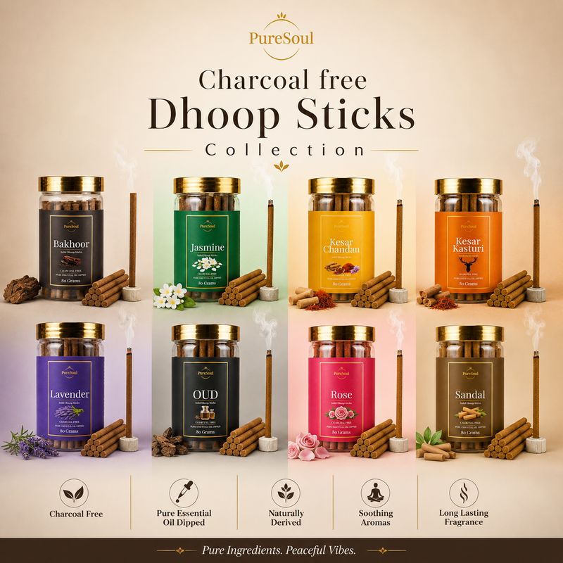Premium Charcoal Free Dhoop Sticks Collection