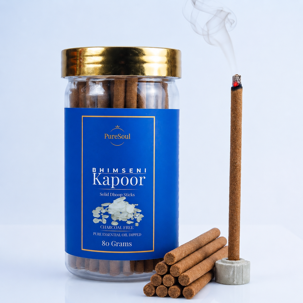 Bhimseni Kapoor Dhoop Sticks in Jar 80g