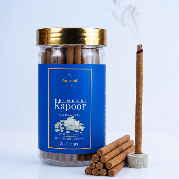 Bhimseni Kapoor Dhoop Sticks in Jar 80g