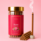 Rose Dhoop Sticks in Jar 80g