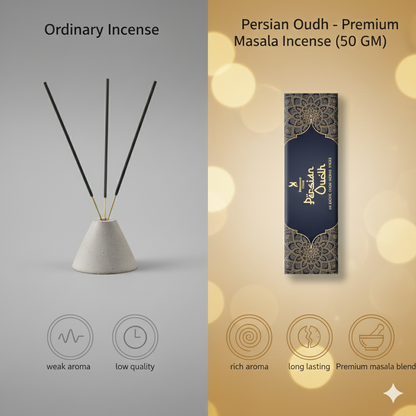 PERSIAN OUDH PREMIUM EXOTIC INCENSE, PACK OF 50 GMS