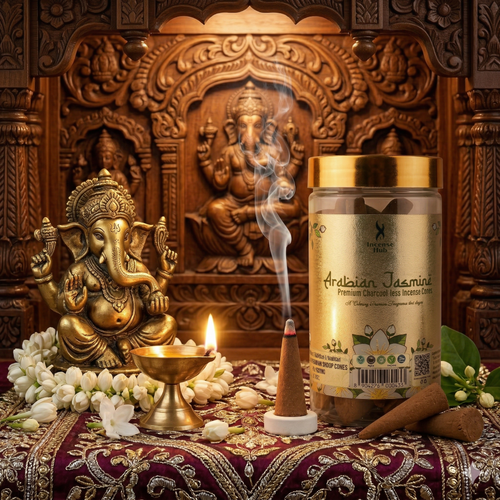 Arabian jasmine Dhoop Cones 100g Pack