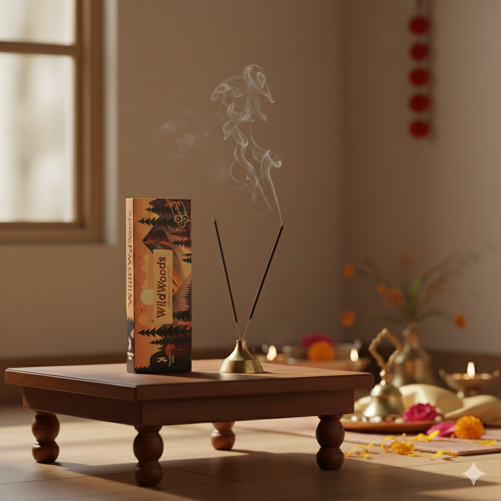 WILDWOODS PREMIUM FLORA INCENSE, PACK OF 50 GMS