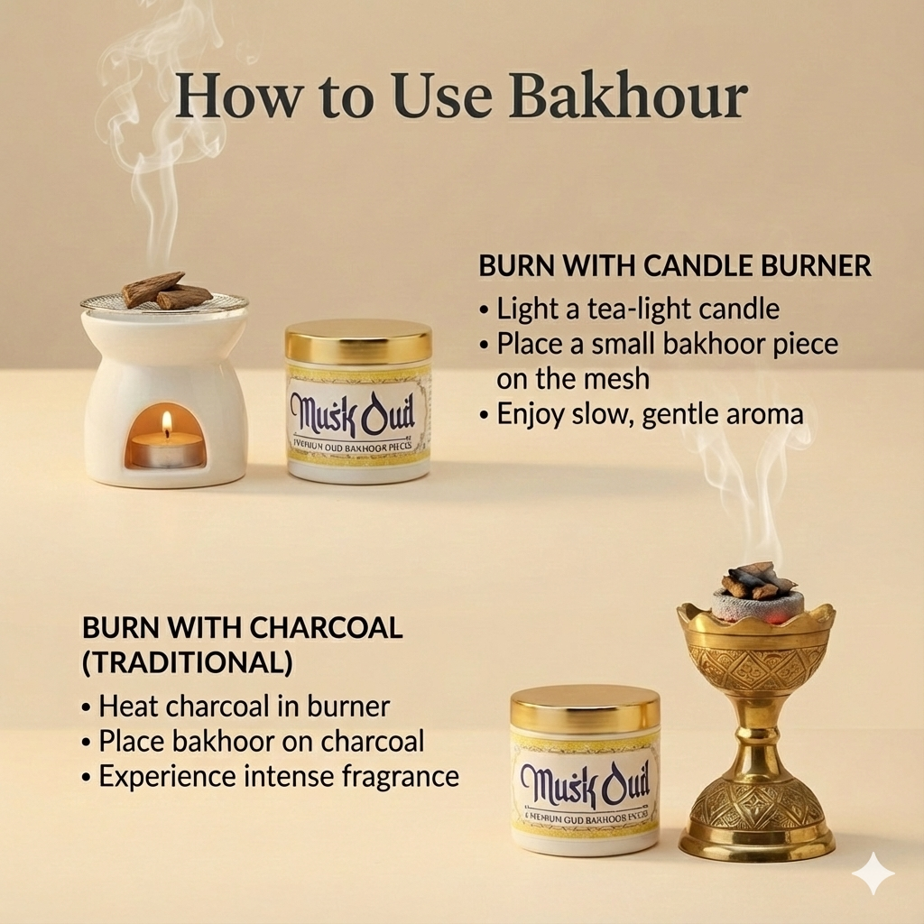 musk oud Premium Oud Bakhoor Pieces 40g