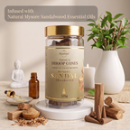 Mysore SandalDhoop Cones in Jar | Pure Soul | 125g