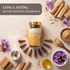 Kesar Chandan Dhoop Cones in Jar | Pure Soul | 125g