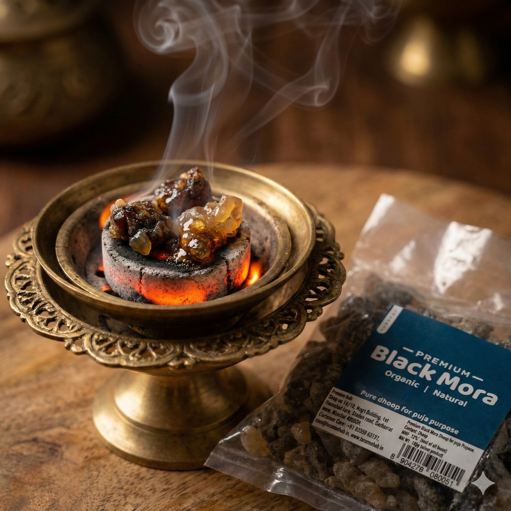 Pure Black Mora Dhoop 100g Pack