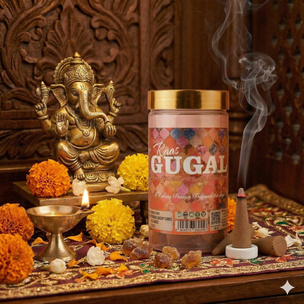 Raas Gugal Dhoop cones 100g Pack