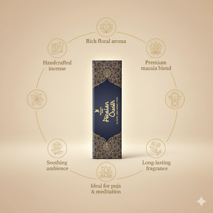 PERSIAN OUDH PREMIUM EXOTIC INCENSE, PACK OF 50 GMS