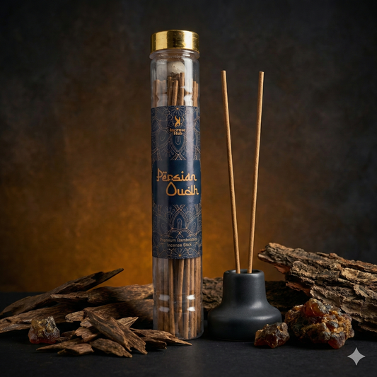 Persian Oud Premium BAMBOOLESS Incense | Pack of 100 GMS Each | A Premium Fragrance | Natural Fragrance | Charcoal Free | ECO Friendly