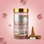 Rose King Charcoal free Dhoop Cones 100g Pack