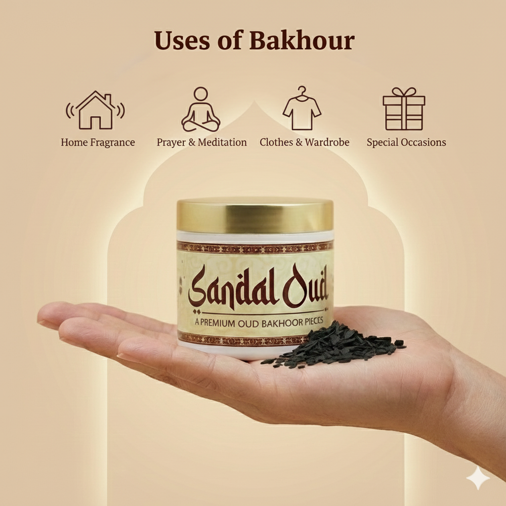 Sandal oud Premium Oud Bakhoor Pieces 40g