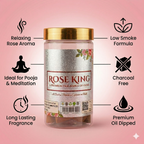Rose King Charcoal free Dhoop Cones 100g Pack