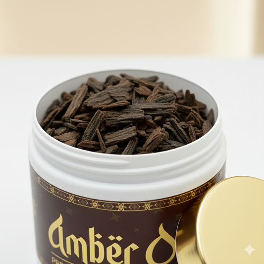 Amber oud Premium Oud Bakhoor Pieces 40g