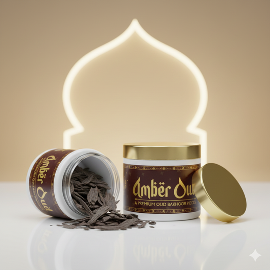 Amber oud Premium Oud Bakhoor Pieces 40g