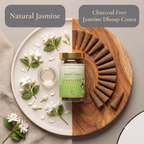 Jasmine Dhoop Cones in Jar | Pure Soul | 125g