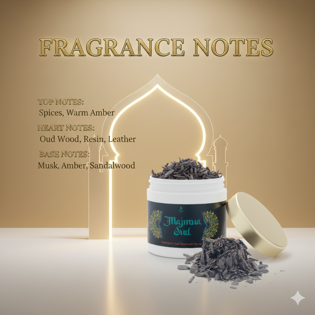 Majmua Oud Premium Oud Bakhoor Pieces 40g