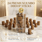 Dasangam Sandal Jumbo Sambrani Dhoop 24 Stick