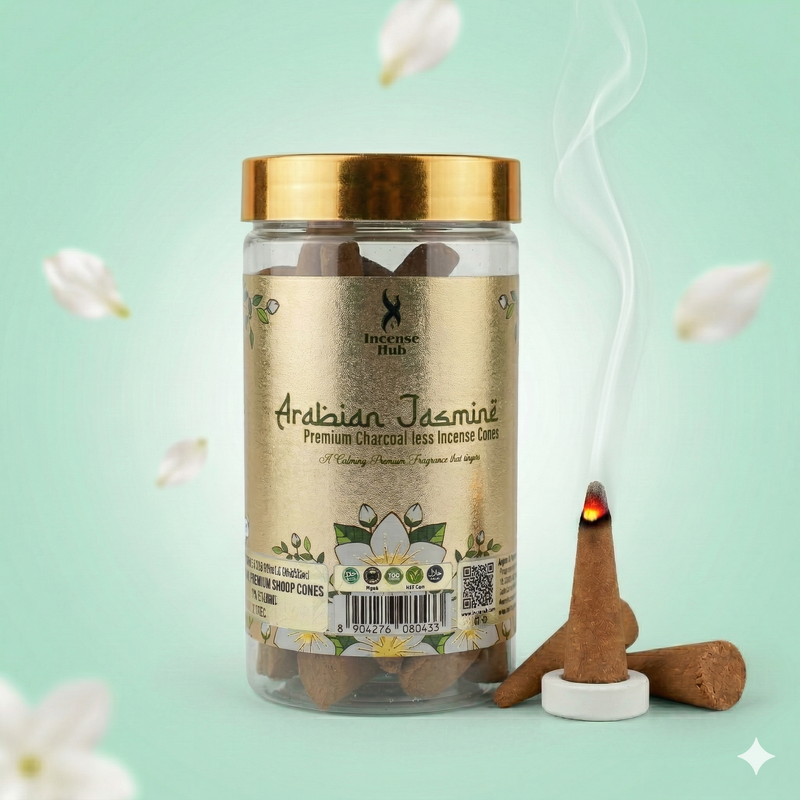 Arabian jasmine Dhoop Cones 100g Pack