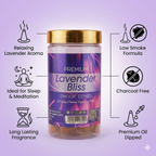 Lavender Bliss Dhoop cones 100g Pack