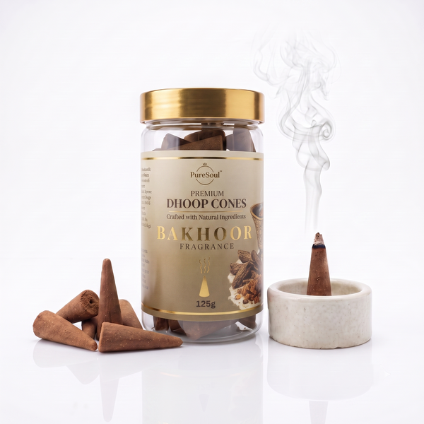 Bakhoor Dhoop Cones in Jar | Pure Soul | 125g