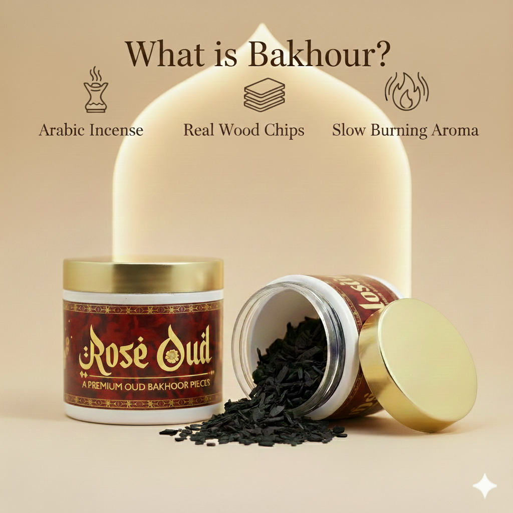 Rose oud Premium Oud Bakhoor Pieces 40g