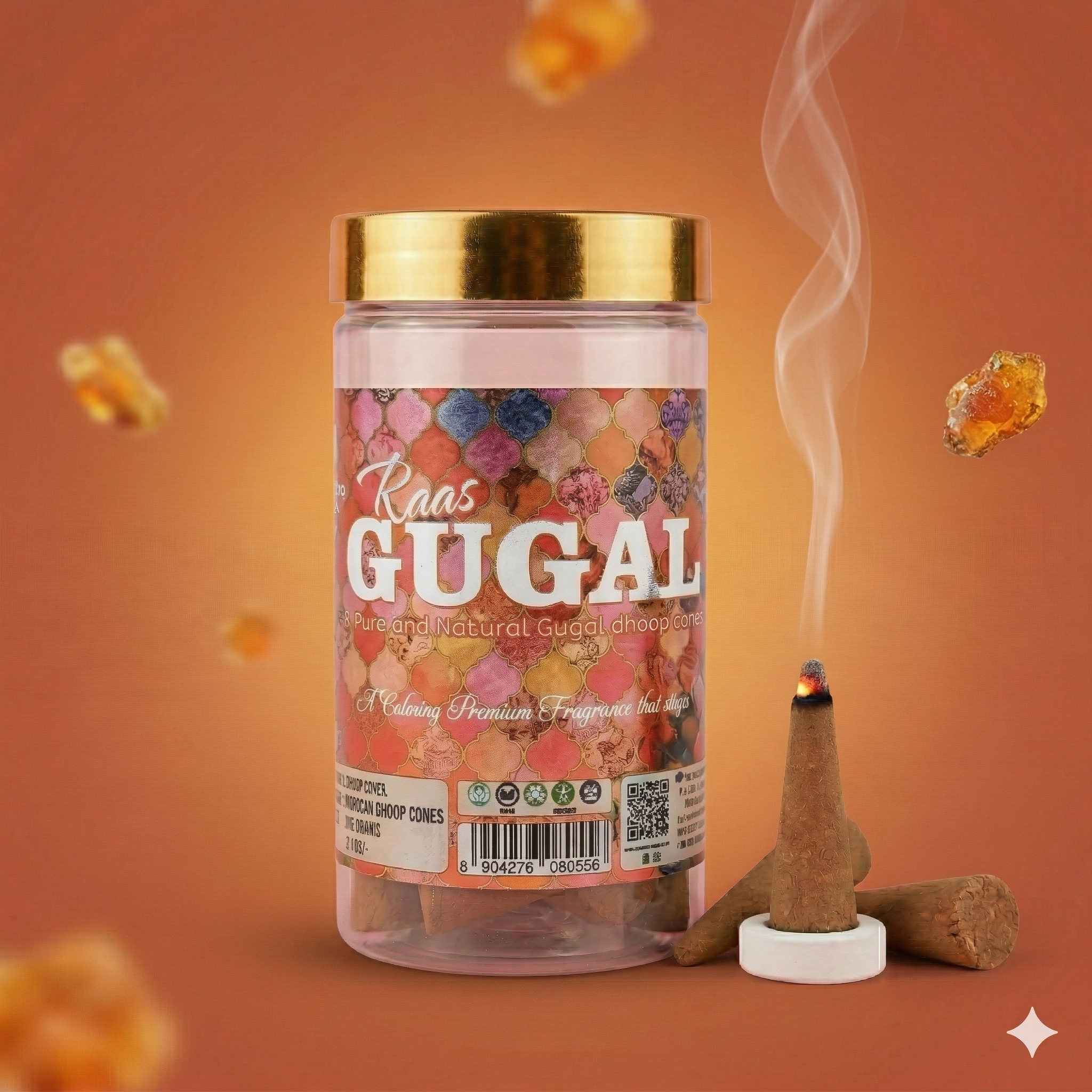 Raas Gugal Dhoop cones 100g Pack