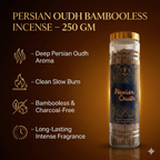 INCENSE HUB | Persian Oudh Premium BAMBOOLESS Incense | Pack of 250 GM