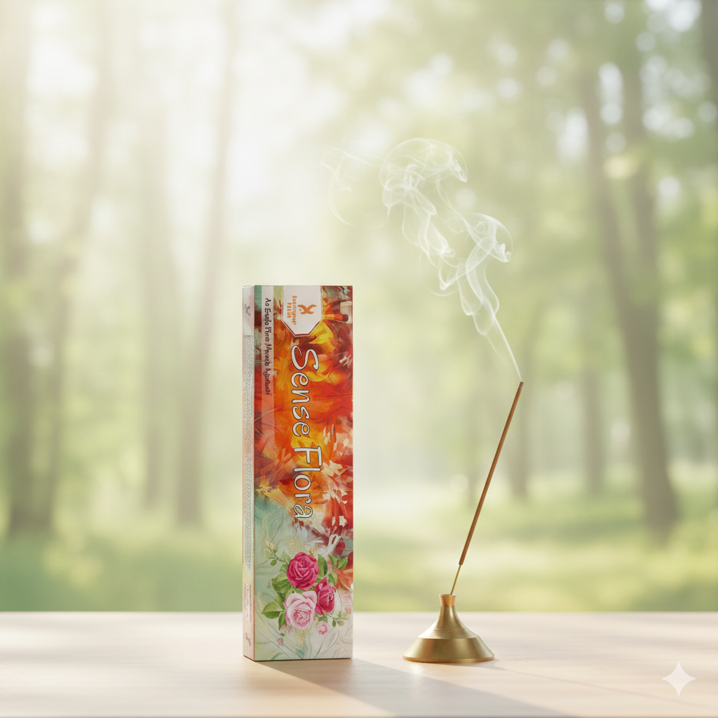 SENSE FLORA PREMIUM EXOTIC INCENSE, PACK OF 50 GMS
