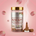 Rose King Charcoal free Dhoop Cones 100g Pack