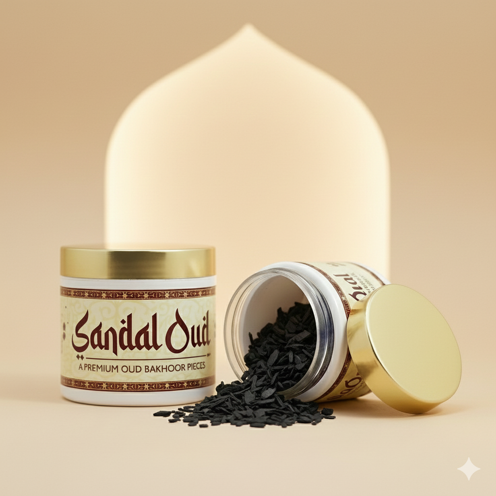 Sandal oud Premium Oud Bakhoor Pieces 40g