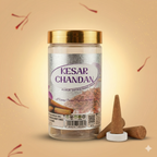 Kesar Chandan Charcoal Free Dhoop Cones 100g Pack
