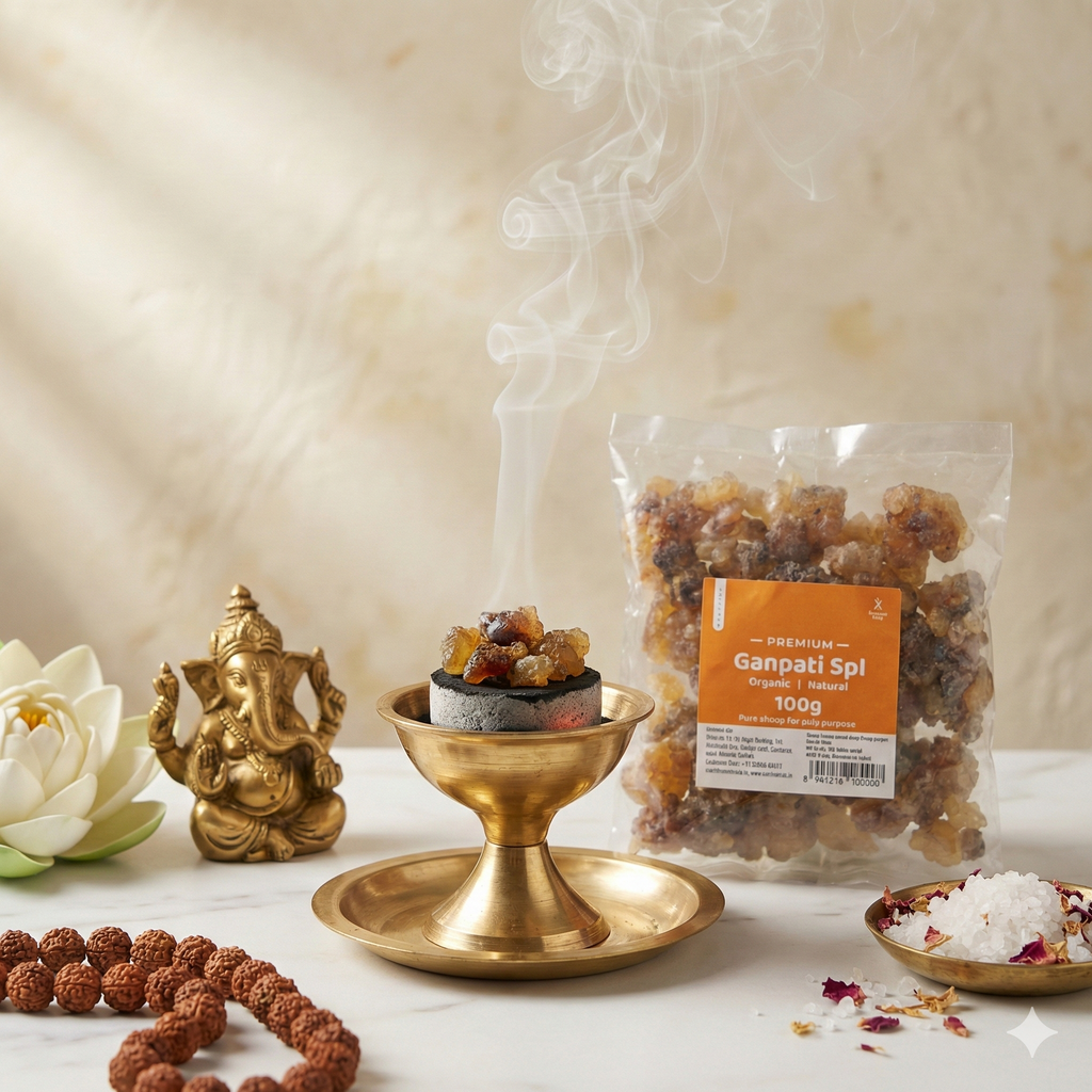 Pure Ganpati spl dhoop 100g Pack
