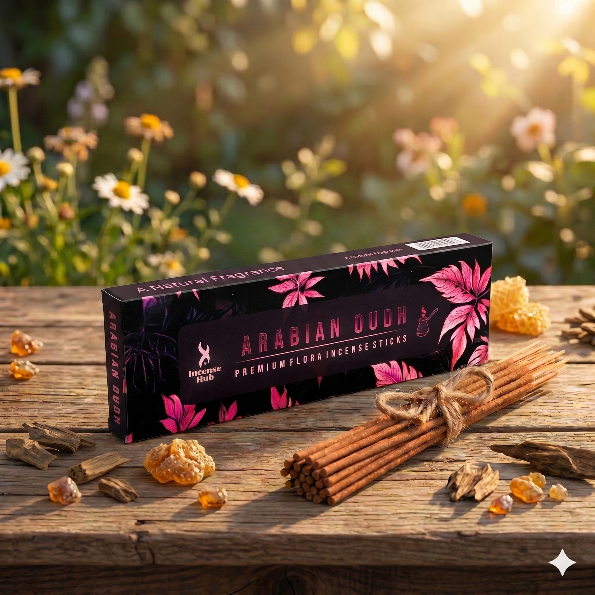 ARABIAN OUDH PREMIUM FLORA INCENSE, PACK OF 50 GMS