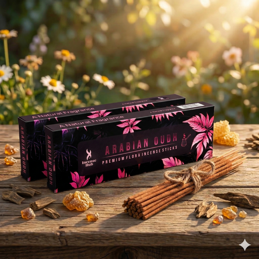 ARABIAN OUDH PREMIUM FLORA INCENSE, PACK OF 50 GMS