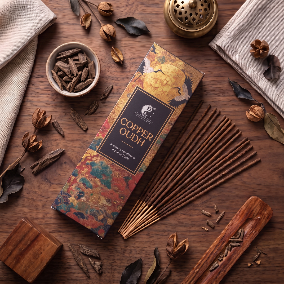 Copper Oudh Premium Incense Sticks | 250g Pack