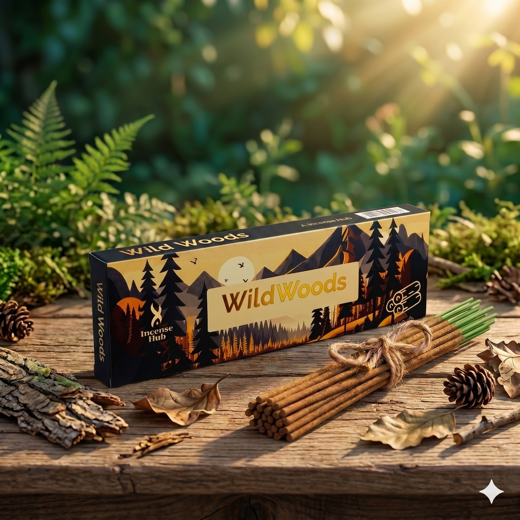 WILDWOODS PREMIUM FLORA INCENSE, PACK OF 50 GMS