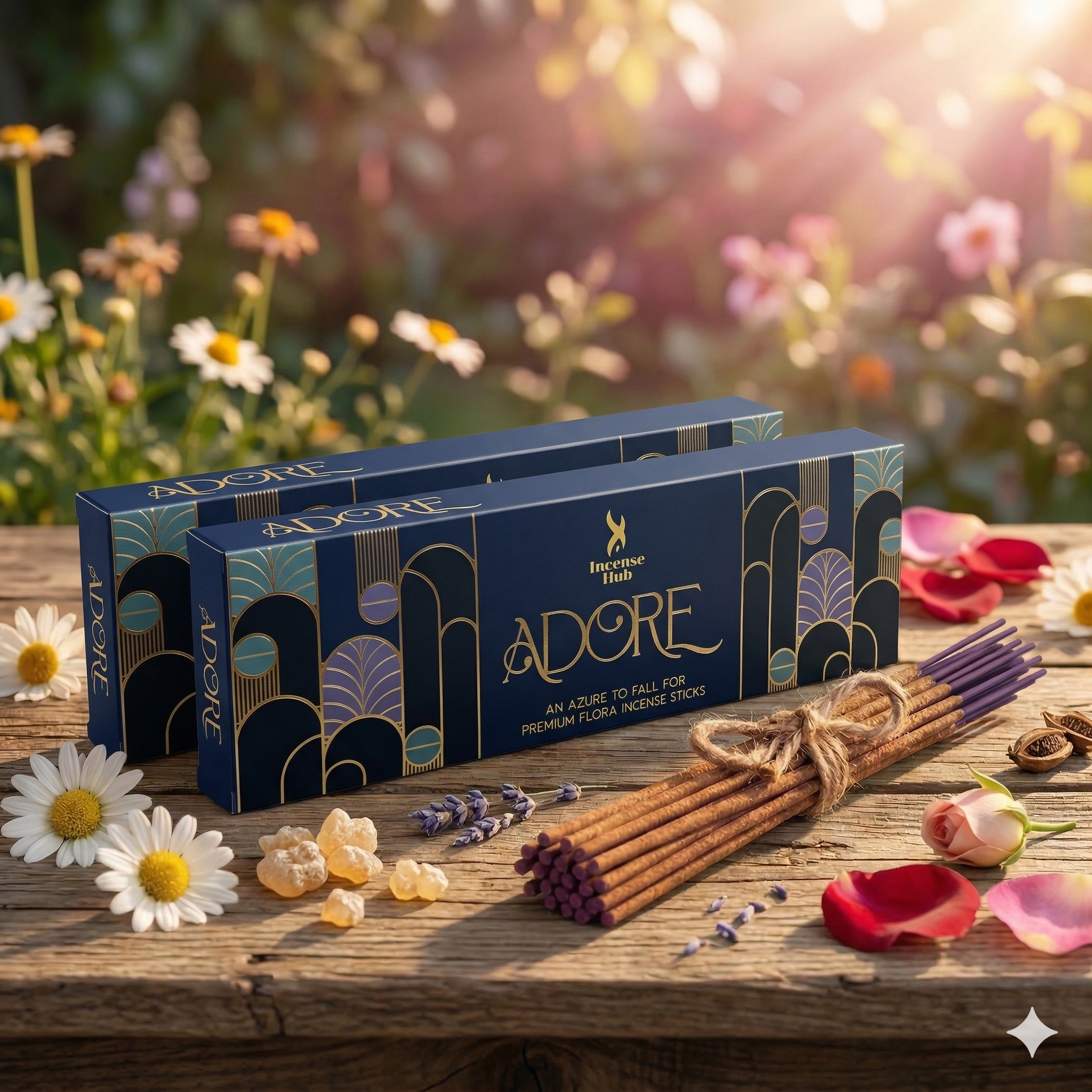 ADORE PREMIUM FLORA INCENSE, PACK OF 50 GMS