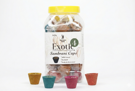 Exotic 4 (Sambrani Cup dhoop 4 in 1)