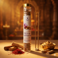 Kesar Chandan Premium BAMBOOLESS Incense | Pack of 100 GMS Each | A Premium Fragrance | Natural Fragrance | Charcoal Free | ECO Friendly