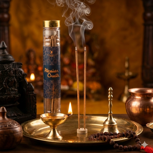Persian Oud Premium BAMBOOLESS Incense | Pack of 100 GMS Each | A Premium Fragrance | Natural Fragrance | Charcoal Free | ECO Friendly