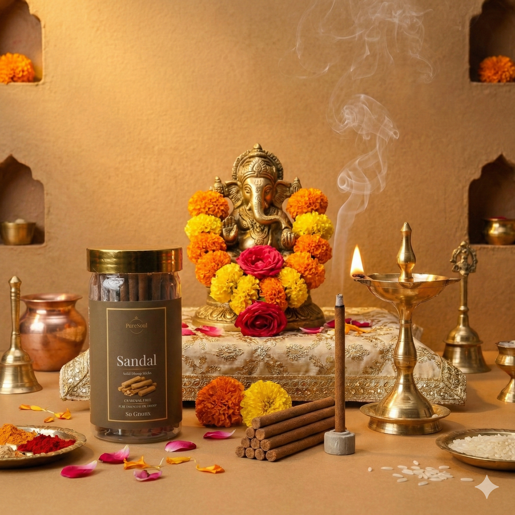 Sandal Dhoop Sticks in Jar 80g