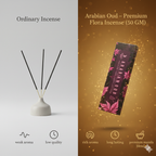 ARABIAN OUDH PREMIUM FLORA INCENSE, PACK OF 50 GMS