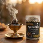 100% Pure Resin | SAMBRANI| Premium Temple-Grade SAMBRANI for Havan | Dhoop & Vastu Cleansing | Long-Lasting Sacred Aroma | 250g | INCENSE HUB