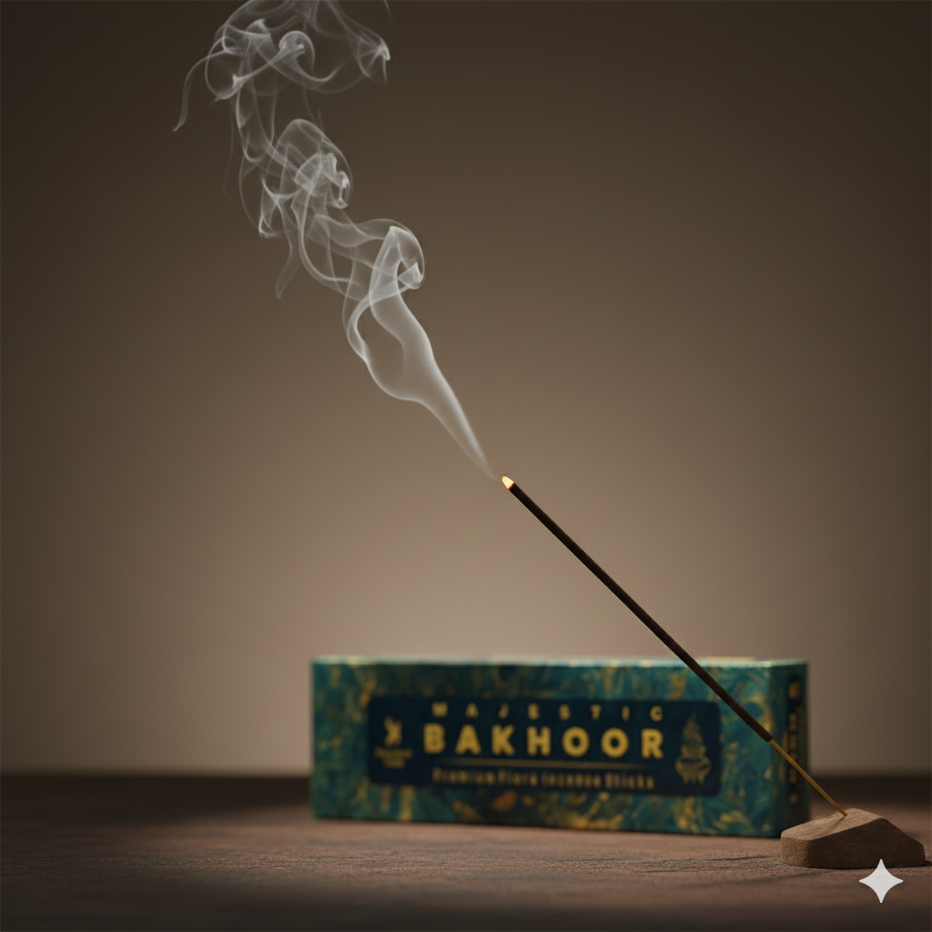 MAJESTIC BAKHOOR PREMIUM FLORA INCENSE, PACK OF 250 GMS