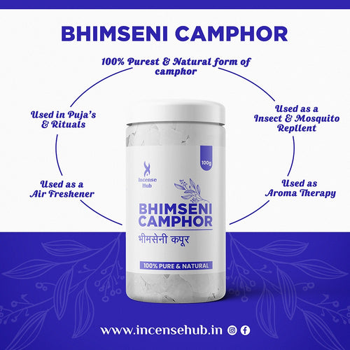 Bhimseni camphor bottle 100g