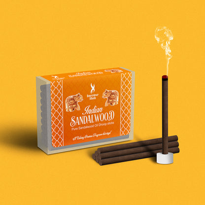Indian Sandalwood Dhoop Sticks 30 Sticks Pack