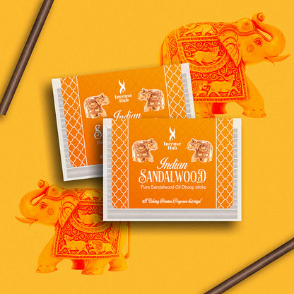 Indian Sandalwood Dhoop Sticks 30 Sticks Pack