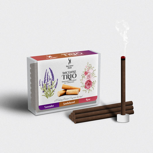 Incense Trio Dhoop Sticks 30 Sticks Pack