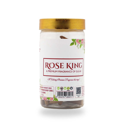 Rose King Charcoal free Dhoop Cones 100g Pack